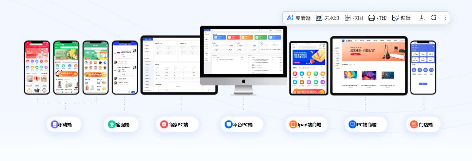 全终端多渠道覆盖，统一数据管理